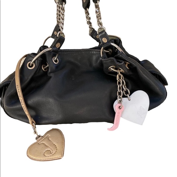 JUICY COUTURE Black with Gold Bag! - Picture 6 of 7